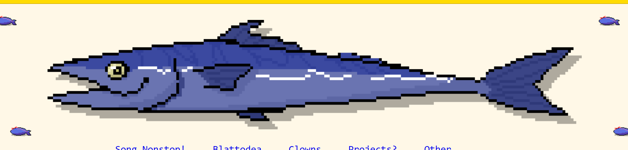 A screenshot of the mackerel header from the home page.